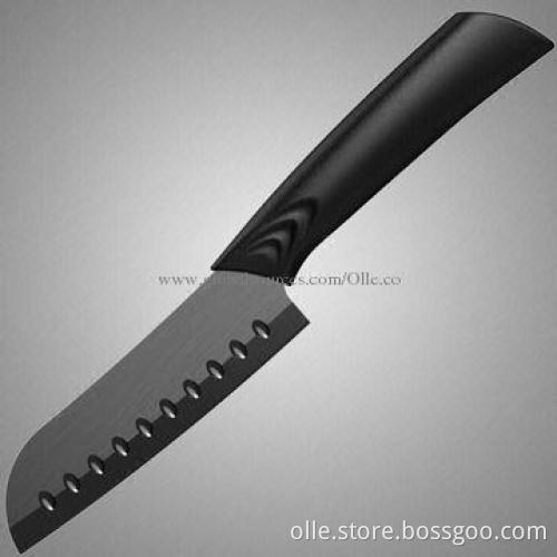 Japanese Style Non-stick Ceramic Santoku Knife
